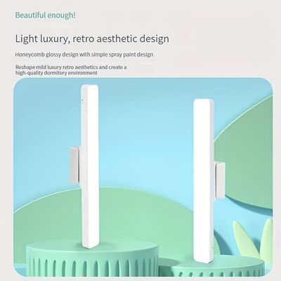 3500-6500K Température de couleur Lampe de table à LED avec tension nominale 5V 1A Idéal pour l'éclairage de tâches de lecture et de décoration