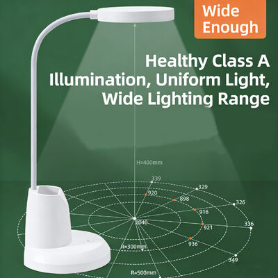 Lampe à écrire moderne simple porte-stylo lampe de bureau LED rechargeable encastrée pour la protection des yeux lampe d'étude collège dortoir lampe de lecture tactile