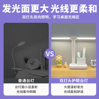 Lampe de bureau rechargeable avec port USB