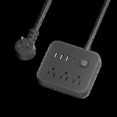 Prise d'alimentation portable Tension d'entrée 100-240V AC Standard