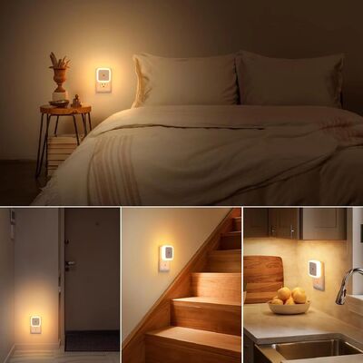 Cute lampe de nuit avec capteur de mouvement fournissant une lumière douce