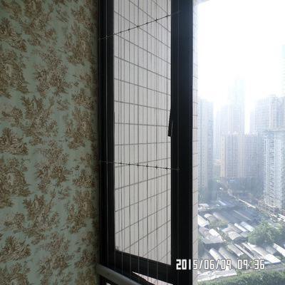 Grille Invisible fixe en aluminium, taille 6m, épaisseur de fil 2.0mm, maille de protection solide pour fenêtres, balcons et portes