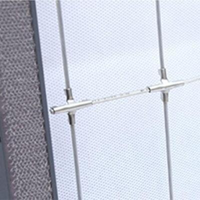 6cm Distance entre les fils Fenêtre Invisible Grille Sécurité intérieure à l'extérieur Écran de protection spécial pour les maisons bureaux et espaces publics