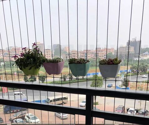 Accessoires pour pots de fleurs pour grilles invisibles 36 pièces adaptés aux fils de grilles invisibles de balcon