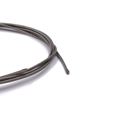 Fil d'acier inoxydable à haute flexibilité avec revêtement en nylon