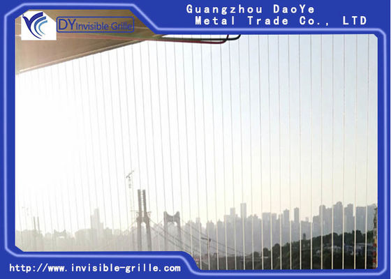 316 filet de protection en acier pour balcon et fenêtre grille invisible sécurité familiale en Chine