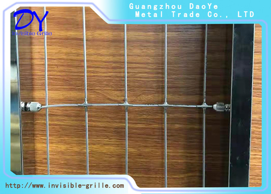 Diamètre net protecteur du fil 2.5mm d'acier inoxydable de balcon d'enfant invisible durable de gril.