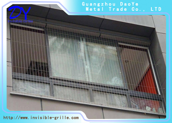 Grille invisible de balcon de la fenêtre 316 pour le bâtiment commercial