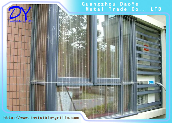 Ne jamais rouiller la grille de sécurité invisible pour les fenêtres de balcon 2.0mm 316 câble en acier inoxydable