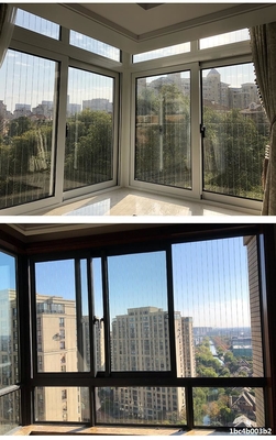 Grilles en treillis métalliques à ouverture verticale décoratives avec épaisseur de fil