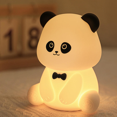 Cute Animal USB Lampes rechargeables pour bébé Silicone Panda LED Lumière de nuit pour enfants