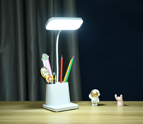 Lampe de bureau LED avec porte-stylo - Lampe d'étude pour la protection des yeux, pour dortoir étudiant, cadeau, vente en gros, veilleuse