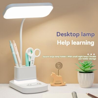 Lumière de bureau rechargeable avec batterie rechargeable et lampes LED à énergie