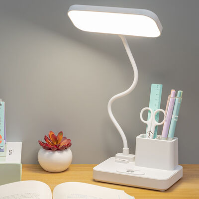 Lampe de bureau rechargeable avec plusieurs niveaux de luminosité Lumière de bureau LED rechargeable Idéal pour le travail et la lecture