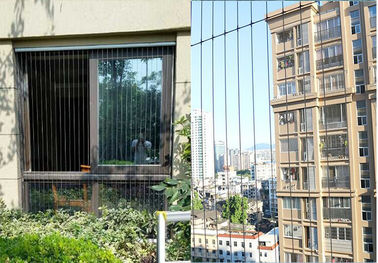 Fil d'acier inoxydable du prix usine 316 avec le gril invisible de balcon de haute qualité