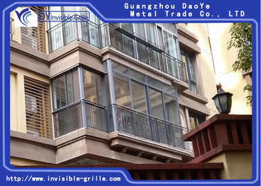 Grils invisibles de sortie de secours facile pour le balcon maintenant une bonne vue transparente