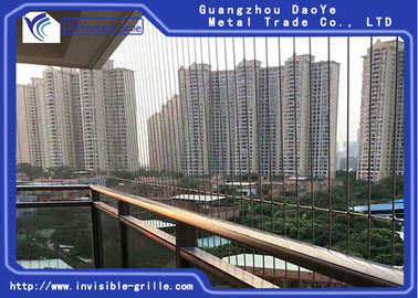 Gril invisible Sutable de balcon de preuve de chute pour les maisons de luxe/espaces commerciaux
