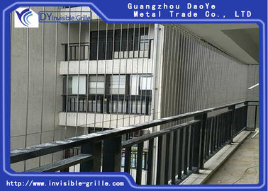 Un aluminium plus fort de fil de cadre de base de grils de sécurité pour le gril invisible de balcon