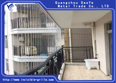 Fournissez un aluminium plus fort de fil de cadre de base pour le gril invisible de balcon