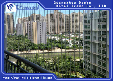 Solution de sécurité Grille en acier inoxydable en aluminium pour le balcon Grille invisible