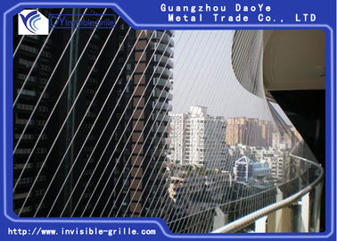 Gril invisible de force de balcon supérieur de sécurité pour le bâtiment ayant beaucoup d'étages