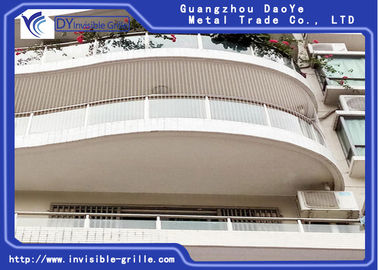 Un aluminium plus fort de fil de cadre de base d'anti de rouille grils de sécurité pour le gril invisible de balcon