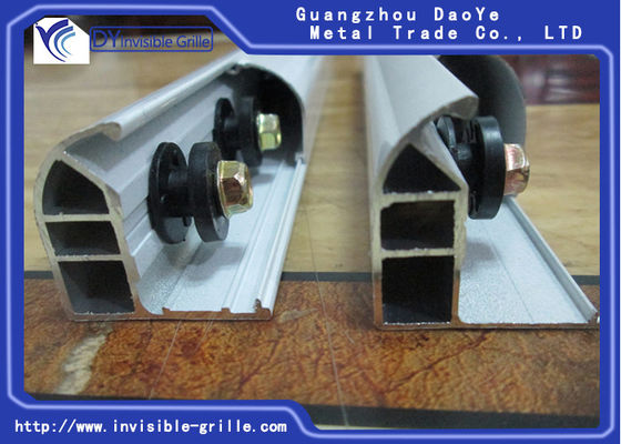 Voie en aluminium durable de fenêtre de glissement pour les grils invisibles de sécurité d'enfants