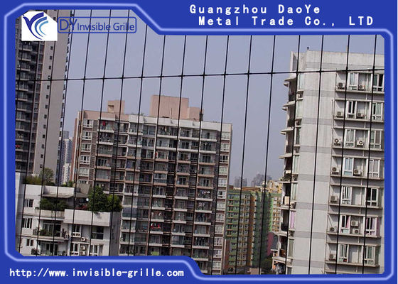 gril invisible de sécurité de fil de 2mm avec le revêtement en nylon