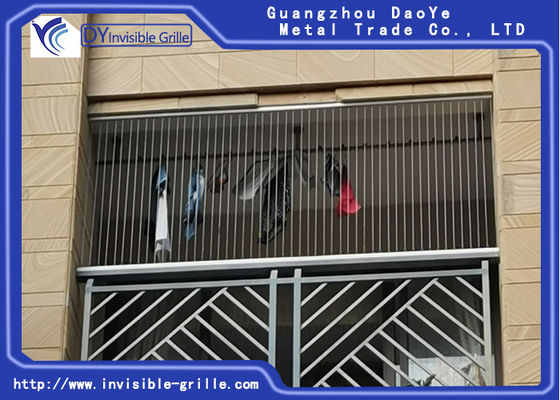 Protection invisible de Windowns de câble métallique d'acier inoxydable du gril 7X7 de sécurité