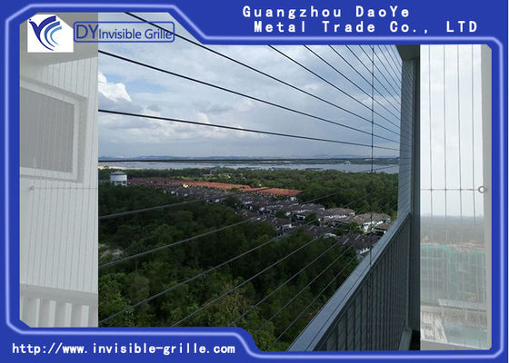 grils invisibles de balcon de 2.0mm 2.5mm solides solubles 316