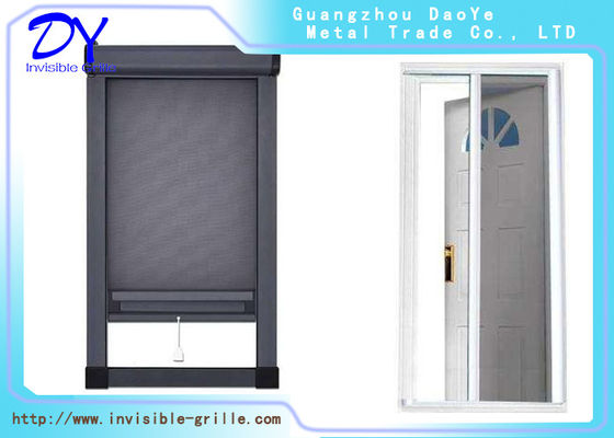 Porte de Mesh Retractable Invisible Sliding Screen de fil de fibre de verre