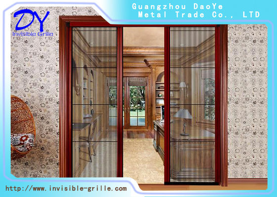 Profil en aluminium invisible escamotable de porte grillagée d'insecte de rouleau