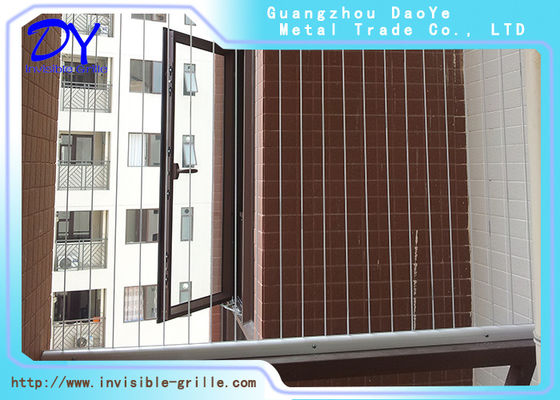 Gril invisible de sécurité de fil inoxydable de câble pour la protection d'animaux familiers