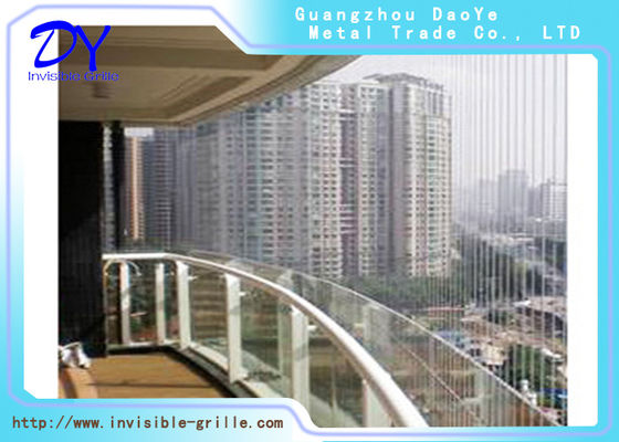 Norme invisible de gigaoctet de fil d'acier inoxydable du gril 316 de fenêtre