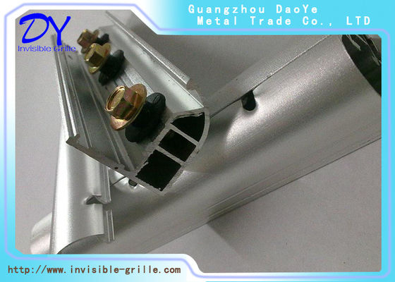 Voie ferroviaire en aluminium de protection de gril invisible simple de fenêtre pour la maison