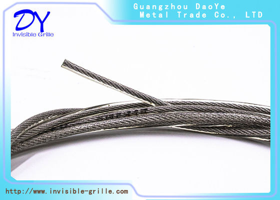Protection invisible coulissante de Windows de fil d'acier inoxydable de gril de secours